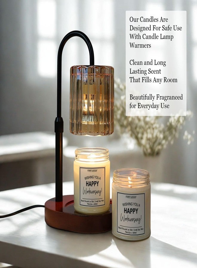 Funny Candles Happy Workiversary Candle - Funny Employee Appreciation Gift - Vanilla Scented, 100% Soy Wax - Office Gift for Coworkers, Boss, Team, Work Anniversary - Made in USA - Funny Candles - Image 5